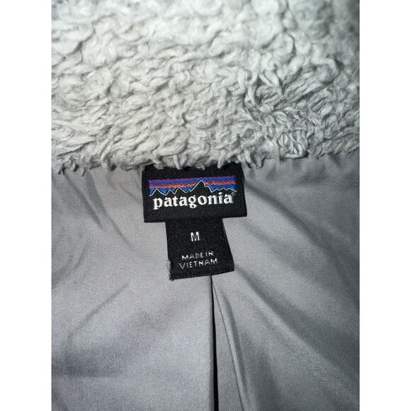 Patagonia Womens Los Gatos Fleece Vest Drifter Fuzzy Soft Furry Gray Sz Medium - Picture 6 of 6